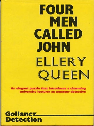 Item #10178 FOUR MEN CALLED JOHN. John Holbrook Vance, "Ellery Queen.", Jack