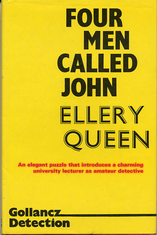 Item #10178 FOUR MEN CALLED JOHN. John Holbrook Vance, "Ellery Queen.", Jack.