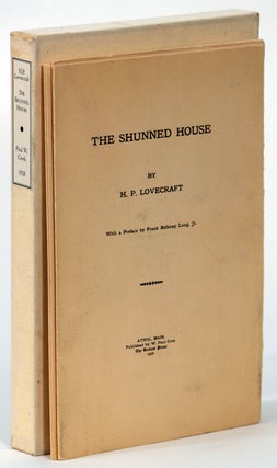 Item #10216 THE SHUNNED HOUSE. Lovecraft