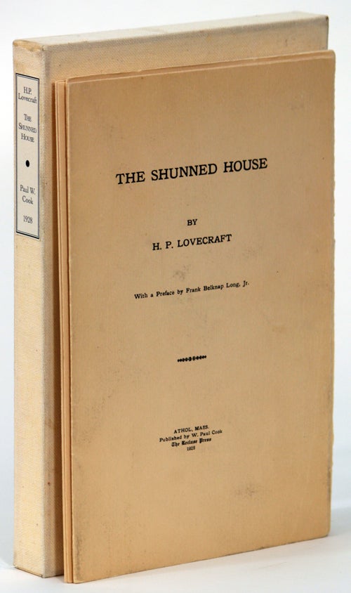 Item #10216 THE SHUNNED HOUSE. Lovecraft.