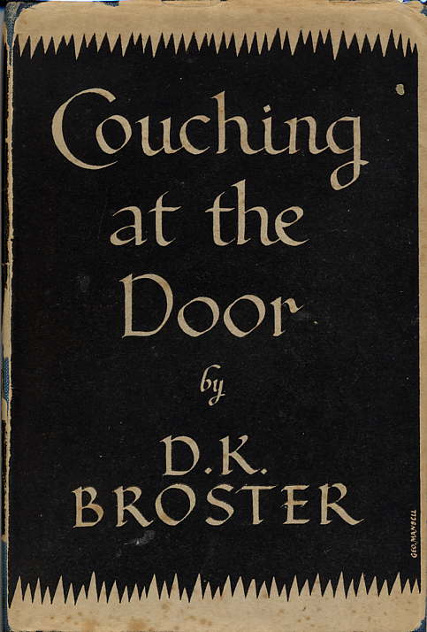 Item #10228 COUCHING AT THE DOOR. Broster.