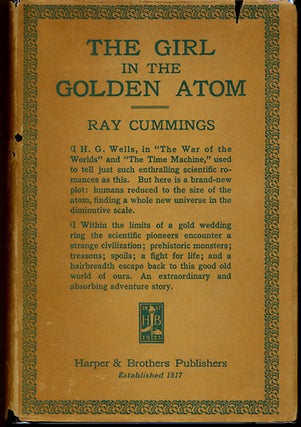 Item #10769 THE GIRL IN THE GOLDEN ATOM. Ray Cummings