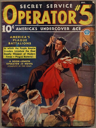 Item #10797 OPERATOR #5. 1936 OPERATOR #5. December, No. 1 Volume 8, Curtis Steele