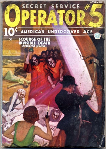 Item #10803 OPERATOR #5. 1935 OPERATOR #5. November, No. 4 Volume 5, Curtis Steele.