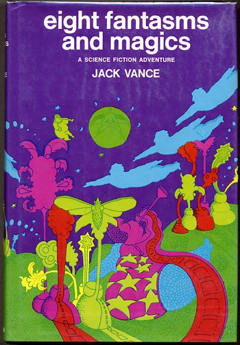 Item #10880 EIGHT FANTASMS AND MAGICS: A SCIENCE FICTION ADVENTURE. John Holbrook Vance, "Jack Vance."