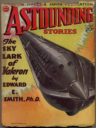 Item #10908 ASTOUNDING STORIES. 1934. . F. Orlin Tremaine ASTOUNDING STORIES. August, No. 6...