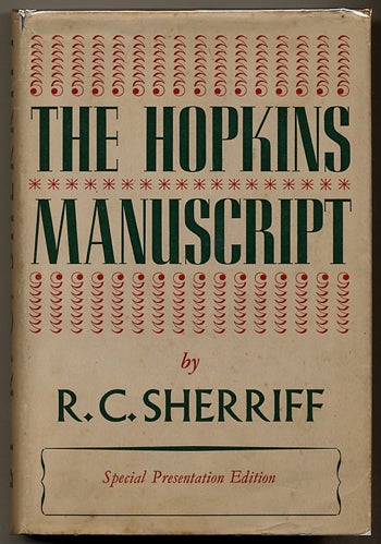 Item #11242 THE HOPKINS MANUSCRIPT. Sherriff.