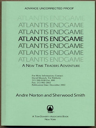 Item #11473 ATLANTIS ENDGAME: A NEW TIME TRADERS ADVENTURE. Andre Norton, Sherwood Smith, Mary...