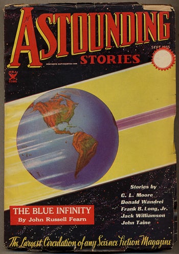 Item #11525 ASTOUNDING STORIES. 1935. . F. Orlin Tremaine ASTOUNDING STORIES. September, No. 1 Volume 16.
