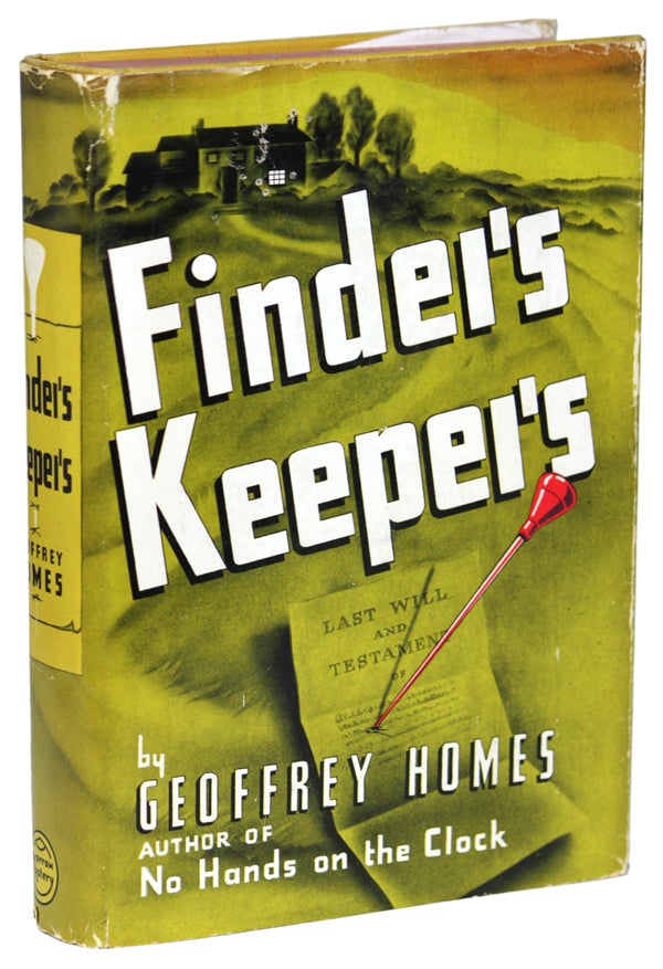 Item #11608 FINDER'S KEEPERS. Geoffrey Homes, Daniel Mainwaring.