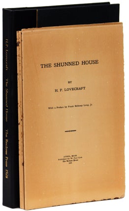 Item #11757 THE SHUNNED HOUSE. Lovecraft