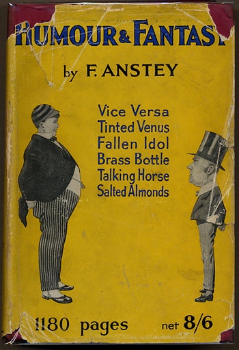Item #11900 HUMOUR & FANTASY. F. Anstey, Thomas Anstey Guthrie.