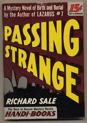 Item #12006 PASSING STRANGE. Richard Sale