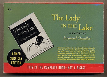 Item #12083 THE LADY IN THE LAKE. Raymond Chandler.