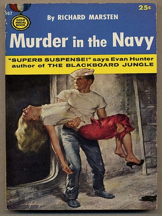 Item #12119 MURDER IN THE NAVY. Richard Marsten, Evan Hunter