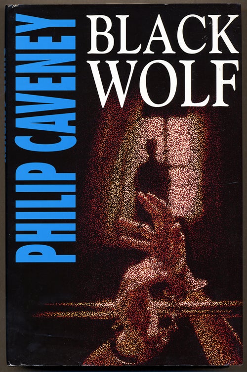 Item #12846 BLACK WOLF. Philip Caveney.