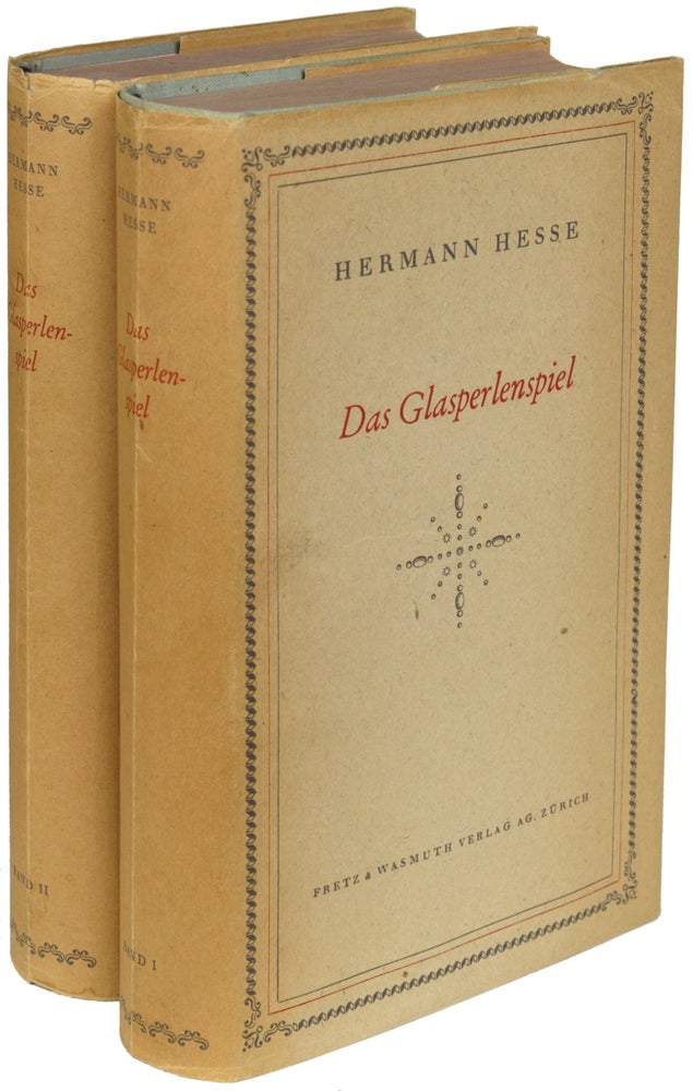 Item #14379 DAS GLASPERLENSPIEL. Versuch einer Lebensbescheibung des Magister Ludi Josef Knecht samt Knechts hinterlassenen Schriften. Hermann Hesse.
