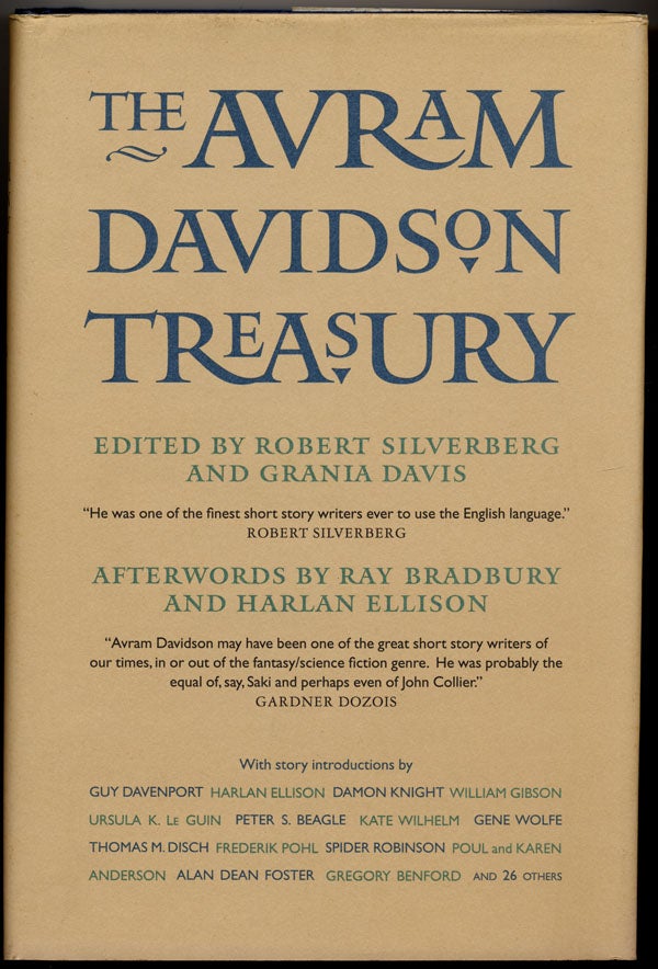 Item #15113 THE AVRAM DAVIDSON TREASURY: A TRIBUTE COLLECTION. Edited by Robert Silverberg & Grania Davis. Avram Davidson.