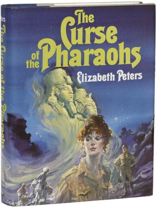 Item #15234 THE CURSE OF THE PHARAOHS. Elizabeth Peters, Barbara G. Mertz