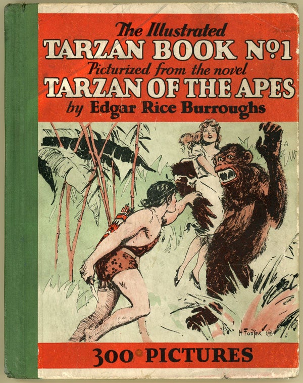 Item #15491 THE ILLUSTRATED TARZAN BOOKS NO. 1. Edgar Rice Burroughs.