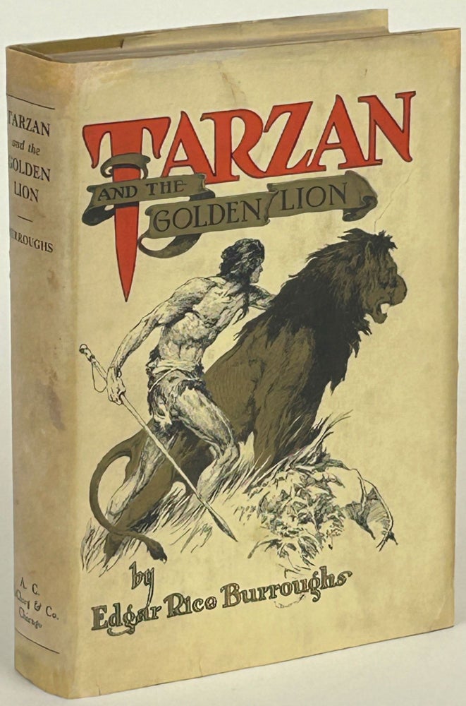 Item #15765 TARZAN AND THE GOLDEN LION. Edgar Rice Burroughs.