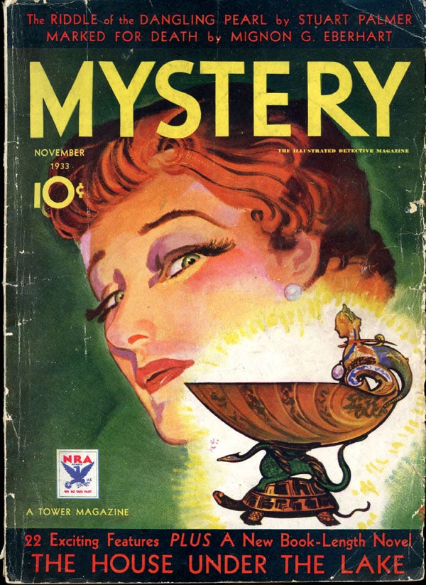 Item #16183 MYSTERY MAGAZINE: THE ILLUSTRATED DETECTIVE MAGAZINE [COVER TITLE]. 1933. . THE MYSTERY MAGAZINE. November, Hugh Weir, number 5 volume 8.