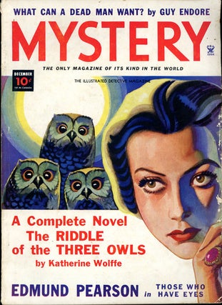 Item #16186 MYSTERY MAGAZINE: THE ILLUSTRATED DETECTIVE MAGAZINE [COVER TITLE]. 1934. . THE...