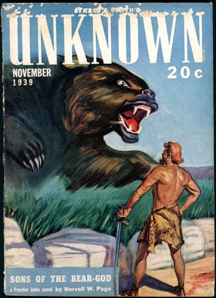 Item #16260 UNKNOWN. 1939. . . UNKNOWN. November, John W. Campbell Jr, No. 3 Volume 2, Raymond...