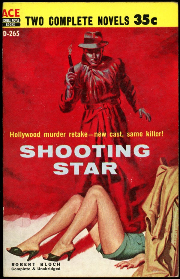 Item #16337 SHOOTING STAR bound with TERROR IN THE NIGHT: AND OTHER STORIES. Robert Bloch.