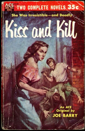 Item #16382 KISS AND KILL bound with ON THE HOOK. Joe. Powell Barry, Richard
