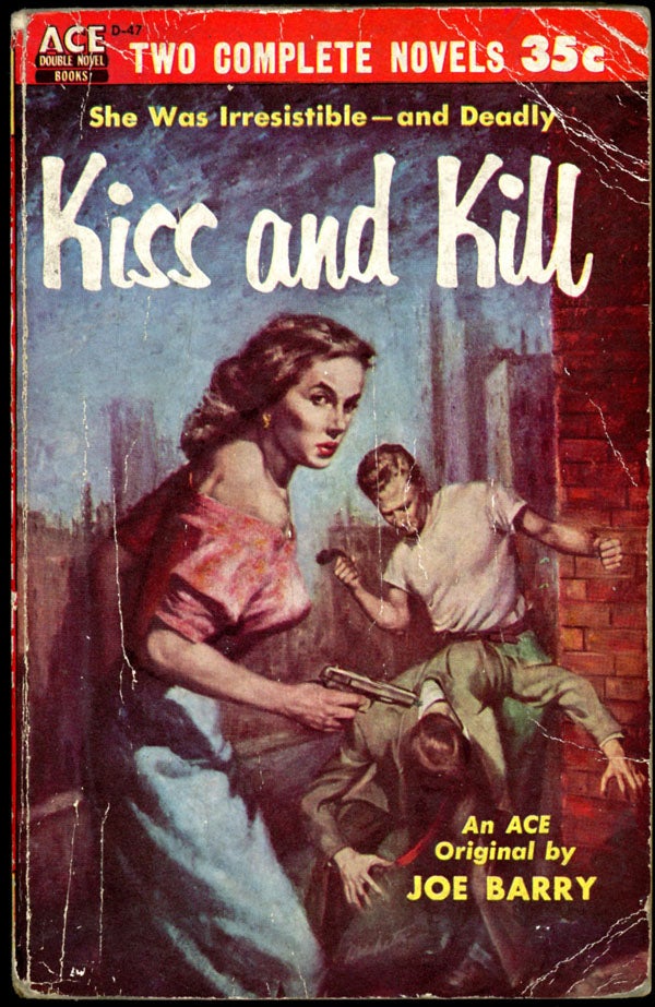 Item #16382 KISS AND KILL bound with ON THE HOOK. Joe. Powell Barry, Richard.