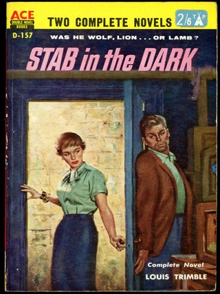 Item #16384 STAB IN THE DARK bound with NEVER SAY NO TO A KILLER. Louis. Gant Trimble, Jonathan,...