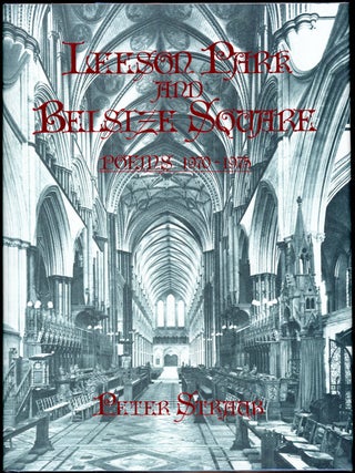 Item #16745 LEESON PARK AND BELSIZE SQUARE: POETRY 1970-1975. Peter Straub
