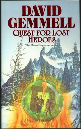 Item #17427 QUEST FOR LOST HEROES. David A. Gemmell