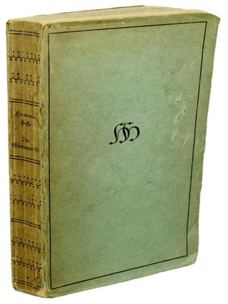 Item #17449 STEPPENWOLF. Hermann Hesse