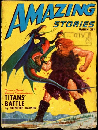 Item #17896 AMAZING STORIES. 1947. . AMAZING STORIES. March, Raymond A. Palmer, No. 3 Volume 21