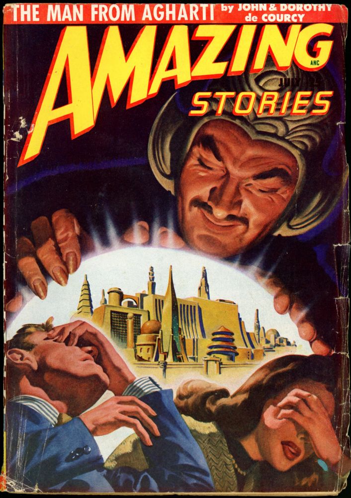 Item #17904 AMAZING STORIES. 1948. . AMAZING STORIES. July, Raymond A. Palmer, No. 7 Volume 22.