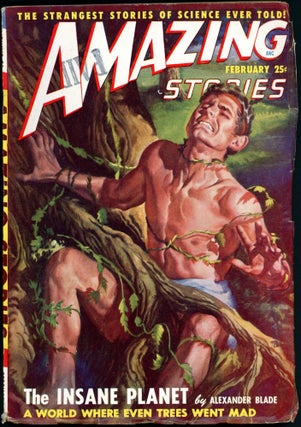 Item #17908 AMAZING STORIES. 1949. . AMAZING STORIES. February, Raymond A. Palmer, No. 2 Volume 23