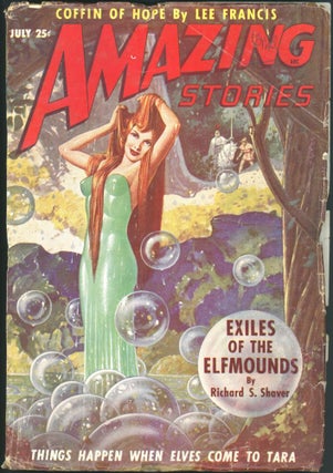 Item #17910 AMAZING STORIES. 1949. . AMAZING STORIES. July, Raymond A. Palmer, No. 7 Volume 23
