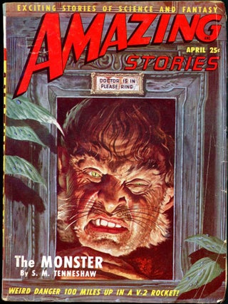 Item #17939 AMAZING STORIES. 1949. . AMAZING STORIES. April, Raymond A. Palmer, No. 4 Volume 23