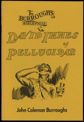 Item #18023 DAVID INNES OF PELLUCIDAR. PICTURIZED FROM THE NOVELS BY EDGAR RICE BURROUGHS. 269...
