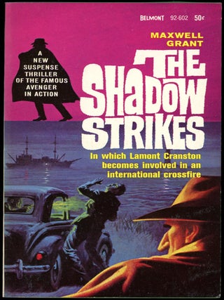 Item #18318 THE SHADOW STRIKES. Dennis Lynds, "Maxwell Grant."