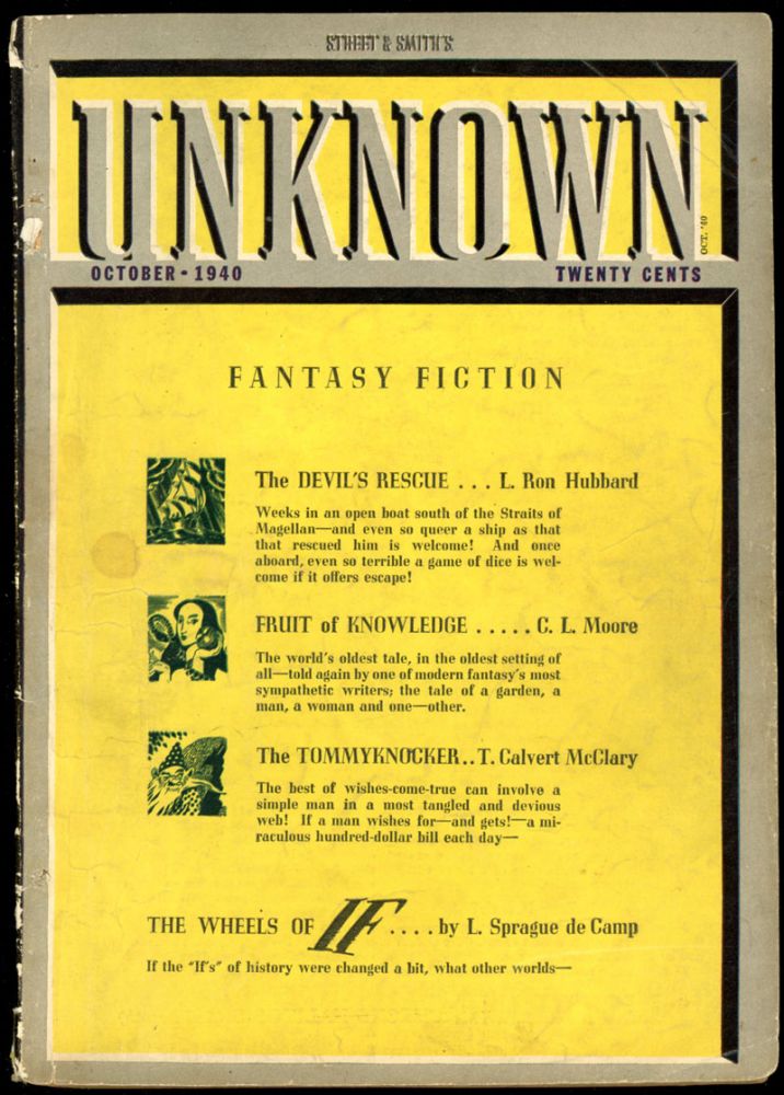 Item #18455 UNKNOWN. UNKNOWN. October 1940. ., John W. Campbell Jr, No. 2 Volume 4.