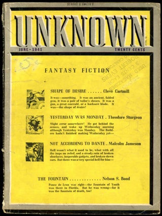 Item #18458 UNKNOWN. UNKNOWN. June 1941. ., John W. Campbell Jr, No. 1 Volume 5