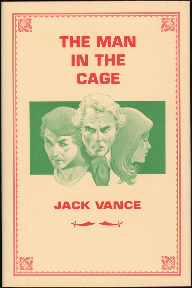 Item #18597 THE MAN IN THE CAGE. John Holbrook Vance, "Jack Vance."