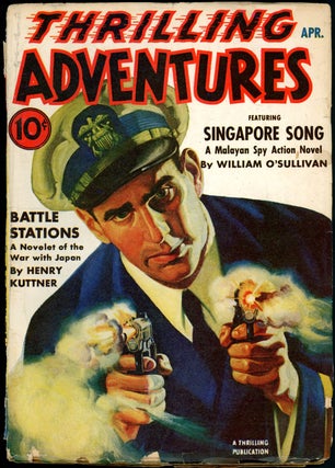 Item #19272 THRILLING ADVENTURES. THRILLING ADVENTURES. April 1942 . J. S. Williams, Volume 41 No. 1