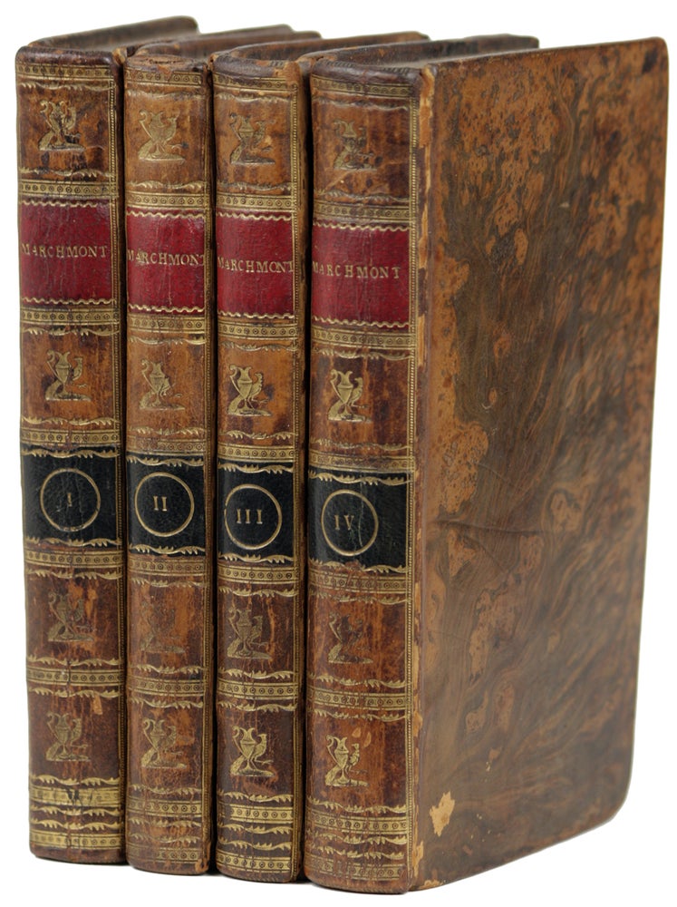 Item #19314 MARCHMONT: A NOVEL ... IN FOUR VOLUMES. Charlotte Smith.