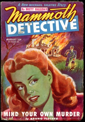Item #19338 MAMMOTH DETECTIVE. BRUNO FISCHER, MAMMOTH DETECTIVE. August 1945 . B. G. Davis,...