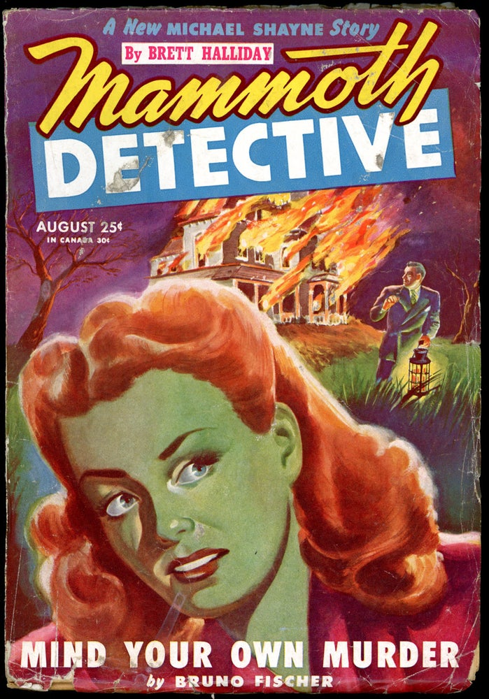 Item #19338 MAMMOTH DETECTIVE. BRUNO FISCHER, MAMMOTH DETECTIVE. August 1945 . B. G. Davis, Volume 4 No. 3.