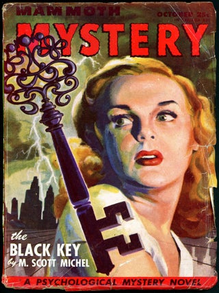 Item #19340 MAMMOTH MYSTERY. JOHN D. MACDONALD, MAMMOTH MYSTERY. July 1946 . Raymond A. Palmer,...